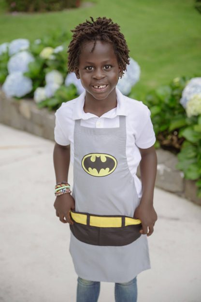 Delantal de niño de Batman Foodie Fashion marca de ropa de la Chef Sophia